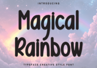 Magical Rainbow Font - Featured Image