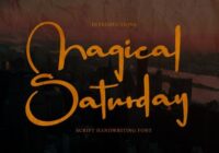 Magical Saturday Font - Featured Image