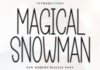 Magical Snowman Font - Featured Image