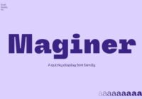 Maginer Font - Featured Image