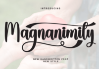 Magnanimity Font - Featured Image