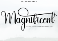 Magnificent Font - Featured Image