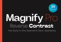 Magnify Pro Font - Featured Image