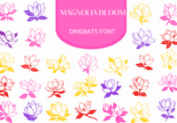 Magnolia Bloom Font - Featured Image