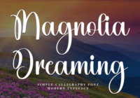 Magnolia Dreaming Font - Featured Image