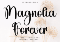 Magnolia Forever Font - Featured Image