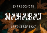 Mahabat Font - Featured Image