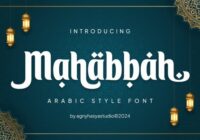 Mahabbah Font - Featured Image