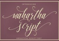 Mahartha Script Font - Featured Image