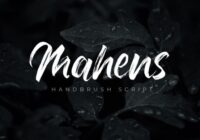 Mahens Font - Featured Image