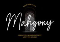 Mahgony Font - Featured Image