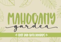 Mahogany Garden Font - Featured Image