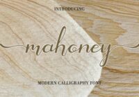 Mahoney Font - Featured Image