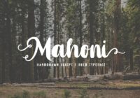 Mahoni Font - Featured Image