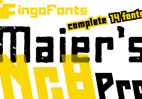 Maier's Nr. 8 Duo Font - Featured Image