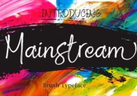 Mainstream Font - Featured Image