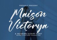 Maison Victorya Font - Featured Image