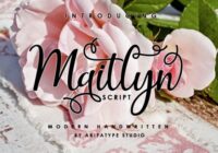 Maitlyn Script Font - Featured Image