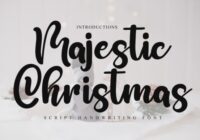Majestic Christmas Font - Featured Image