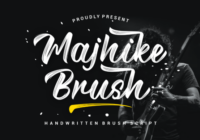 Majhike Brush Font - Featured Image
