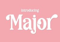 Major Font - Featured Image