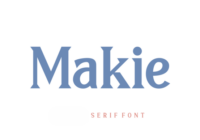Makie Font - Featured Image