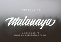 Malanaya Font - Featured Image