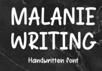 Malanie Writing Font - Featured Image