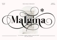 Malgina Font - Featured Image