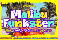 Malibu Funkster Font - Featured Image