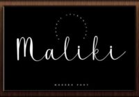 Maliki Font - Featured Image