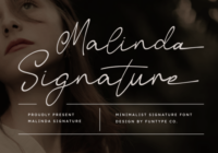 Malinda Signature Font - Featured Image
