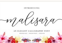 Malisara Script Font - Featured Image