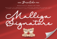 Malliga Signature Font - Featured Image