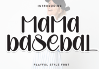 Mama Basebal Font - Featured Image