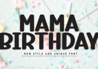 Mama Birthday Font - Featured Image