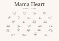 Mama Heart Font - Featured Image