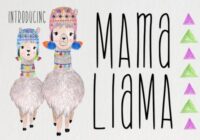 Mama Llama Font - Featured Image
