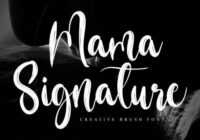 Mama Signature Font - Featured Image