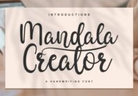 Mandala Creator Font - Featured Image