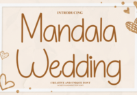 Mandala Wedding Font - Featured Image