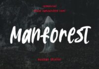Manforest Font - Featured Image