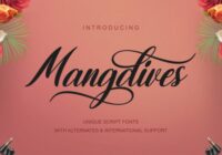 Mangdives Font - Featured Image