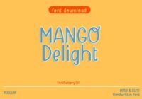 Mango Delight Font Font - Featured Image