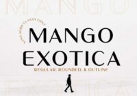 Mango Exotica Font - Featured Image