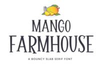 Mango Farmhouse Font - Featured Image