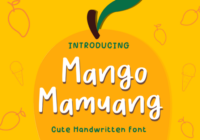 Mango Mamuang Font - Featured Image