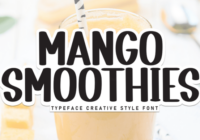 Mango Smoothies Font - Featured Image