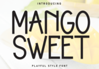Mango Sweet Font - Featured Image
