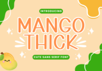 Mango Thick Font - Featured Image
